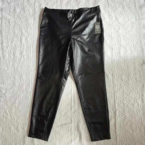 Vince Camuto Faux Leather Pants Sz Large NWT - Picture 6 of 6
